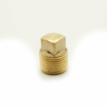 THRIFCO PLUMBING 1/2 Brass Plug Barstock 5316092